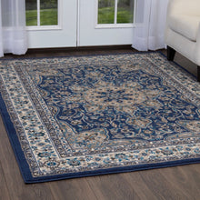 Load image into Gallery viewer, Tremont Magnolia 9’’2” x 12’5” Area Rug Navy/Ivory(1710RR)
