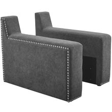 Load image into Gallery viewer, Caversham 166&quot; Left Hand Facing Modular Sectional with Ottoman (5 boxes total) #3541rr
