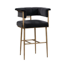 Load image into Gallery viewer, Kristie 30.7” Bar Stool Single Gry/Gold(1238)
