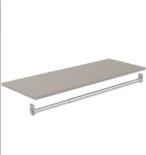 Load image into Gallery viewer, ClosetMaid Modular Closet System Shelf and Clothes Hanging Rod Kit Taupe Set of 2 #1563HW
