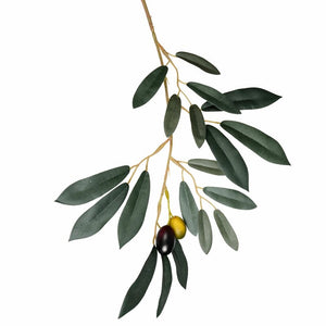 Artificial Potted Olive Floor Foliage Tree in pot #3137