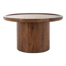 Load image into Gallery viewer, Roxy Pedestal Coffee Table Dark Brown(1033)
