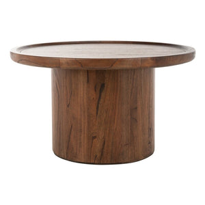 Roxy Pedestal Coffee Table Dark Brown(1033)