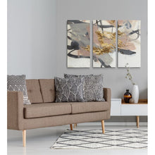 Load image into Gallery viewer, A Premium &#39;Golden Blush II&#39; Print Multi-Piece Image on Canvas 24&quot; H x 36&quot; W x 1.5&quot; D Size #52HW
