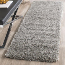 Load image into Gallery viewer, California Shag 2 ft. x 21 ft. Runner Rug Silver(2235RR)
