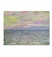 Load image into Gallery viewer, ‘Coucher de Soleil a Pourville’ by Claude Monet 24”x32” #5516
