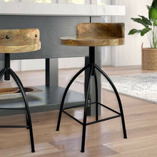 Load image into Gallery viewer, Molinaro Adjustable Height Bar Stool #37-NT
