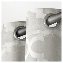 Load image into Gallery viewer, Cartago Insulated Woven Blackout Grommet Top Window Curtain Panel Pair - Exclusive Home™ 329 DC
