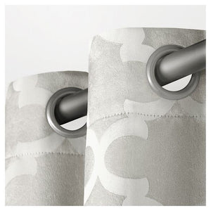 Cartago Insulated Woven Blackout Grommet Top Window Curtain Panel Pair - Exclusive Home™ 329 DC
