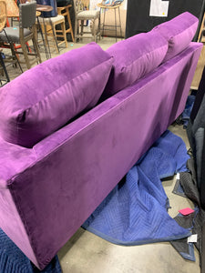 Purple Microfiber Couch *AS IS*