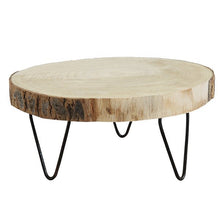 Load image into Gallery viewer, Portalia Small Paulownia Wood Pedestal Plant Stand #93-NT
