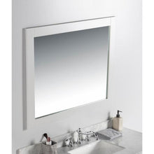 Load image into Gallery viewer, 40 in. x 31.5 in. Single Framed Wall Mirror in White #4020
