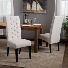 Load image into Gallery viewer, Linden Tall Back Natural Fabric Dining Chairs Set of 2 Natural(570)
