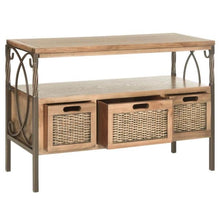 Load image into Gallery viewer, Joshua Oak Storage Console Table(2109RR)
