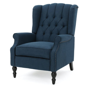 Leonie Manual Recliner Dark Blue 155CDR
