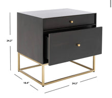 Load image into Gallery viewer, Adelyn 2 Drawer Nightstand #3536rr
