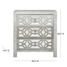 Load image into Gallery viewer, 3-Drawer Gray Chest of Drawers - #259CE
