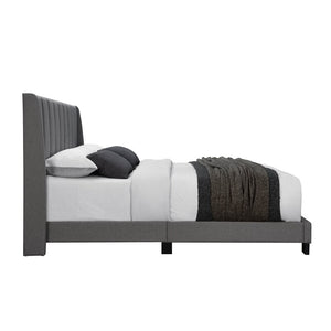 Gray Herman Queen Upholstered Standard Bed 7740
