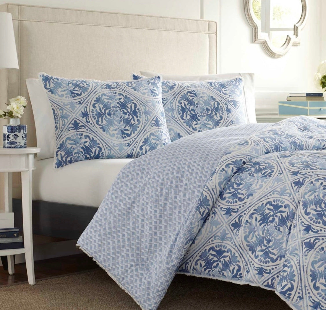 Twin Milagrogro 100% Cotton Reversible Duvet Cover set #233ha