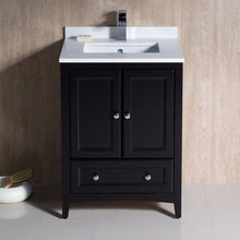 Load image into Gallery viewer, Oxford 24-in Espresso Undermount Single Sink Bathroom Vanity BASE ONLY. MRM2936
