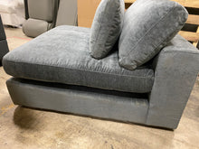 Load image into Gallery viewer, Modular Armless Chair Piece Blue Gray
