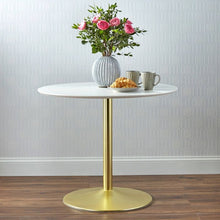 Load image into Gallery viewer, Pisa Dining Table Gold/White(604)
