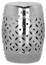 Load image into Gallery viewer, Lattice Coin Garden Stool Silver(2098RR)
