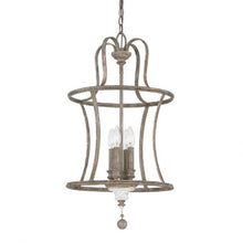 Load image into Gallery viewer, 4 - Light Lantern Cylinder Pendant #421HW
