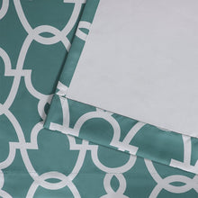 Load image into Gallery viewer, andish Geometric Room Darkening Thermal Grommet Curtain Panels (Set of 2) 321 DC
