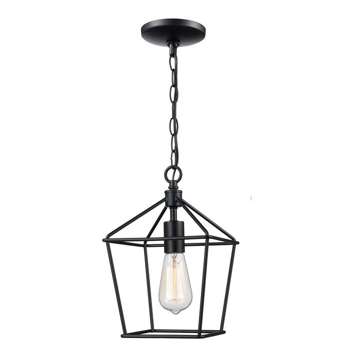 Algot 1 - Light Lantern Square Pendant Black(1416)