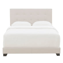 Load image into Gallery viewer, Cloer Tufted Upholstered Standard Bed King Light Gray(2058RR)
