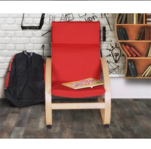 Load image into Gallery viewer, Niche Mia Bentwood Children&#39;s Reclining Chair - Natural/ Red #9616
