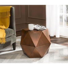 Load image into Gallery viewer, Astrid Copper Faceted Side Table(2316RR)
