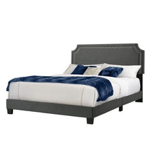 Load image into Gallery viewer, Fredson Upholstered Platform Bed Full Dark Gray(1292)
