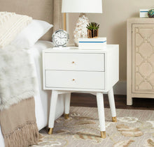 Load image into Gallery viewer, *AS IS* Lyla 2 Drawer Nightstand-White #36-NT
