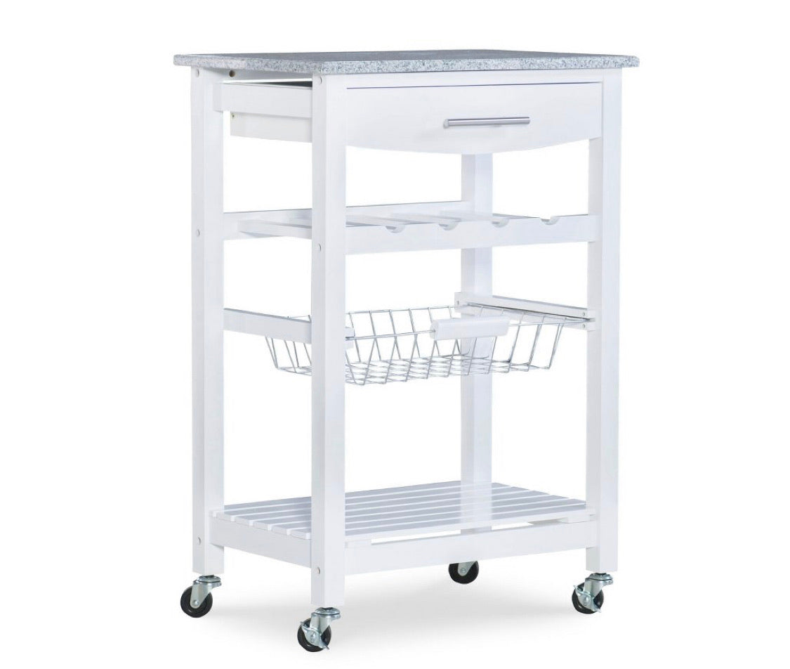 Kitchen Island with Stainless steel top #3027 *AS IS