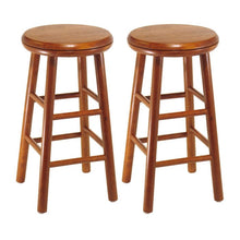 Load image into Gallery viewer, Oakley 24”Swivel Seat Bar Stool Set of 2  Cherry(255)

