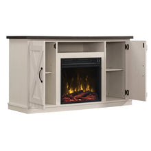 Load image into Gallery viewer, Lorraine TV Stand for TVs up to 55&quot; with Electric Fireplace Included #ad353
