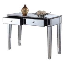 Load image into Gallery viewer, Convenience Concepts Rowland Mirrored Desk Weathered Gray #21HW
