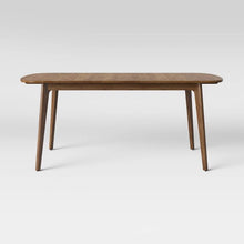 Load image into Gallery viewer, Astrid Mid Century Dining Table with Extension Leaf Brown(1231)
