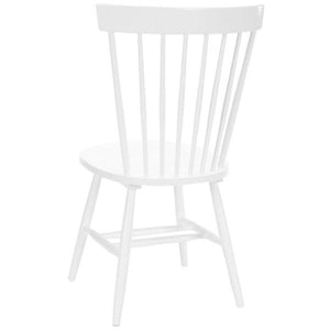 Riley White Wood Dining Chair (Set of 2) -#201CE