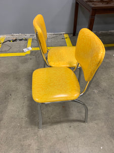 Yellow Retro Chairs set of 2