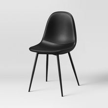 Load image into Gallery viewer, Black plastic Dining Chair #9221
