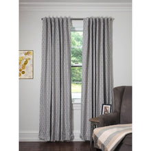 Load image into Gallery viewer, Anno Crescent Geometric Max Blackout Thermal Rod Pocket Single Curtain Panel 29 CDR
