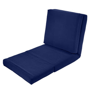 Broaddus 29.5" Convertible Chair Blue 660CE