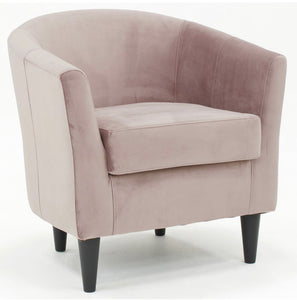 Gaynell Barrel Chair-Rose #4733