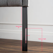 Load image into Gallery viewer, Axel Arctic Gray Queen Synthetic Upholstered Headboard #567HW
