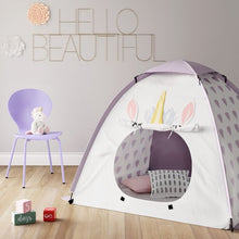 Load image into Gallery viewer, Pillowfort Unicorn Play Tent White/Purple(1393)
