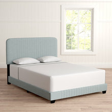 Load image into Gallery viewer, Delp Mid-Century Upholstered Standard Bed Full Blue(351)
