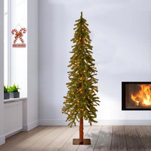 Load image into Gallery viewer, 6 ft. Hickory Cedar Artificial Christmas Tree with Clear Lights (SB1466)
